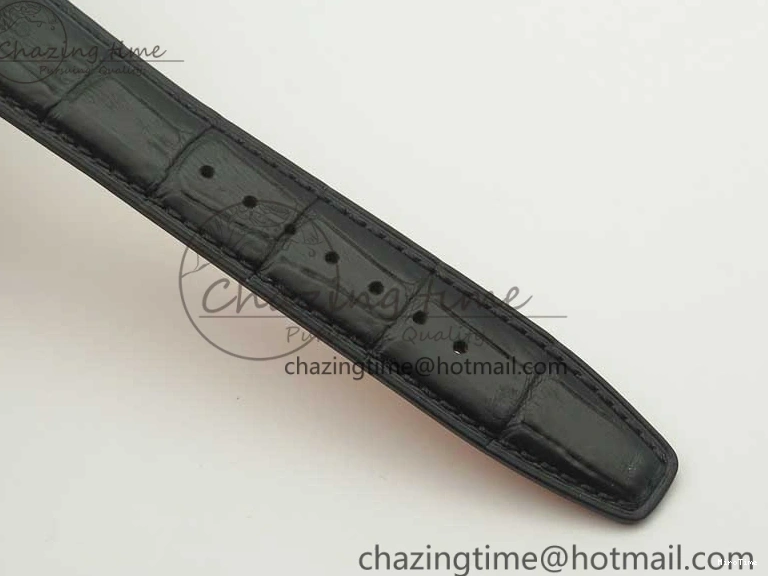 MIROTIME 0213 Portuguese Chrono SS ZF 1:1 Best Edition Gray Dial SS On Black Leather Strap A ZipUp 7215